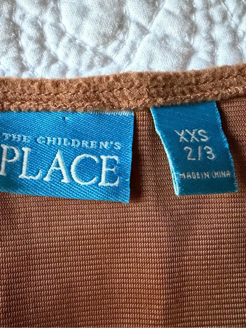 The Children's Place Brown, Cream & Rust Cow Print Vest Set Size 2/3 Girls